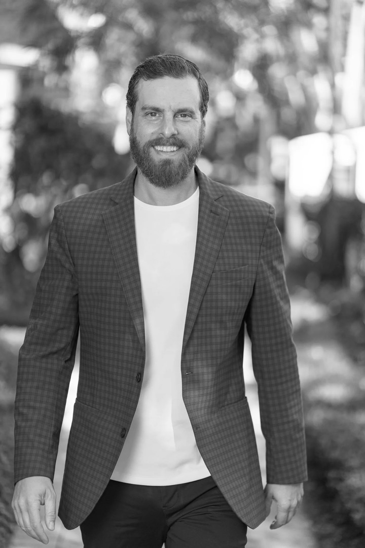 Portrait of Jonathan Harris, founder of JHSports+